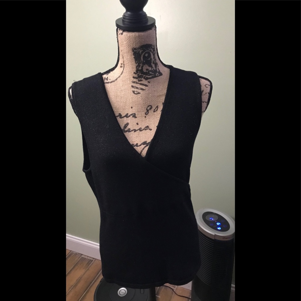 INC Shimmering .Sleeveless Sweater.